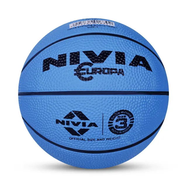 Europe 8-Panel Basketball - Size 3 – Nivia