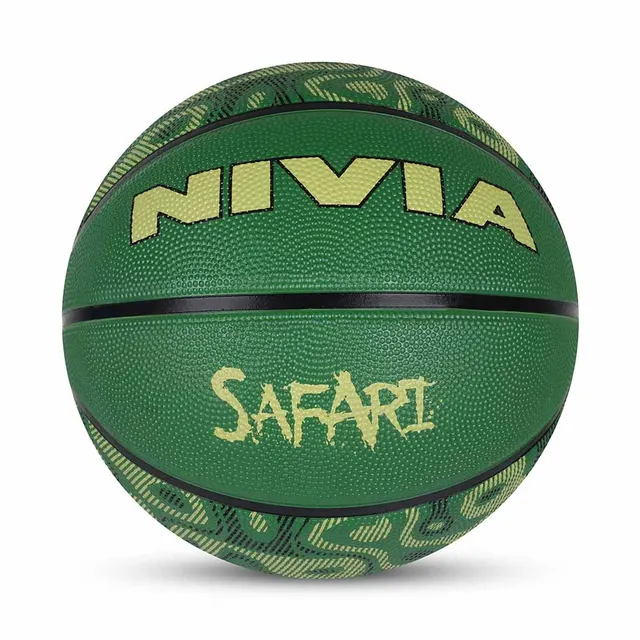 Safari Beginner Rubber Basketball – Nivia