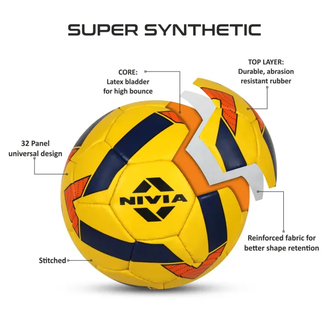 Super Synthetic Entry-Level Practice Football – Nivia