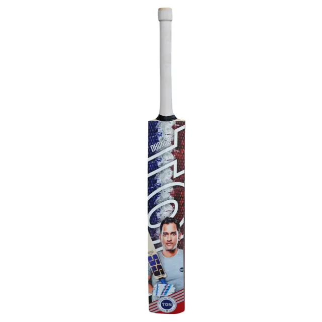 Dhoni Kashmir Willow Cricket Bat (Full Sticker) – SS