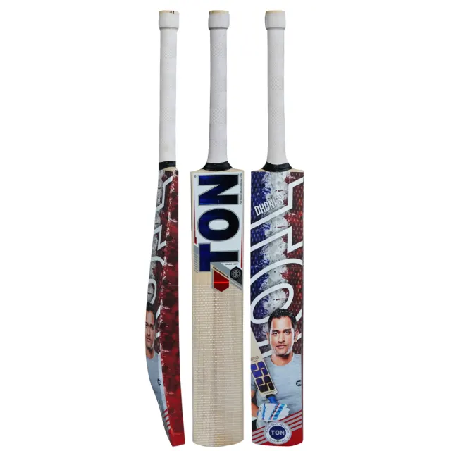 Dhoni Kashmir Willow Cricket Bat (Full Sticker) – SS